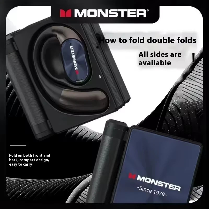 MONSTER Bluetooth Earphones Noise-Canceling Wireless Bio-Fiber