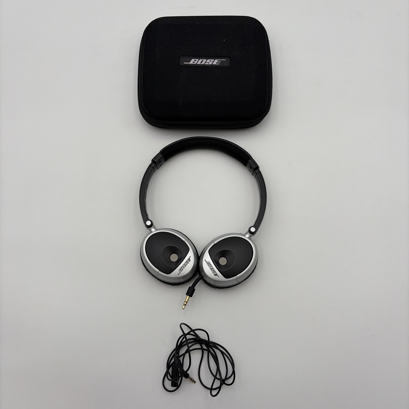 Bose Triport OE Black/Silver Wired Comfortable Adjustable On-Ear Headphone
