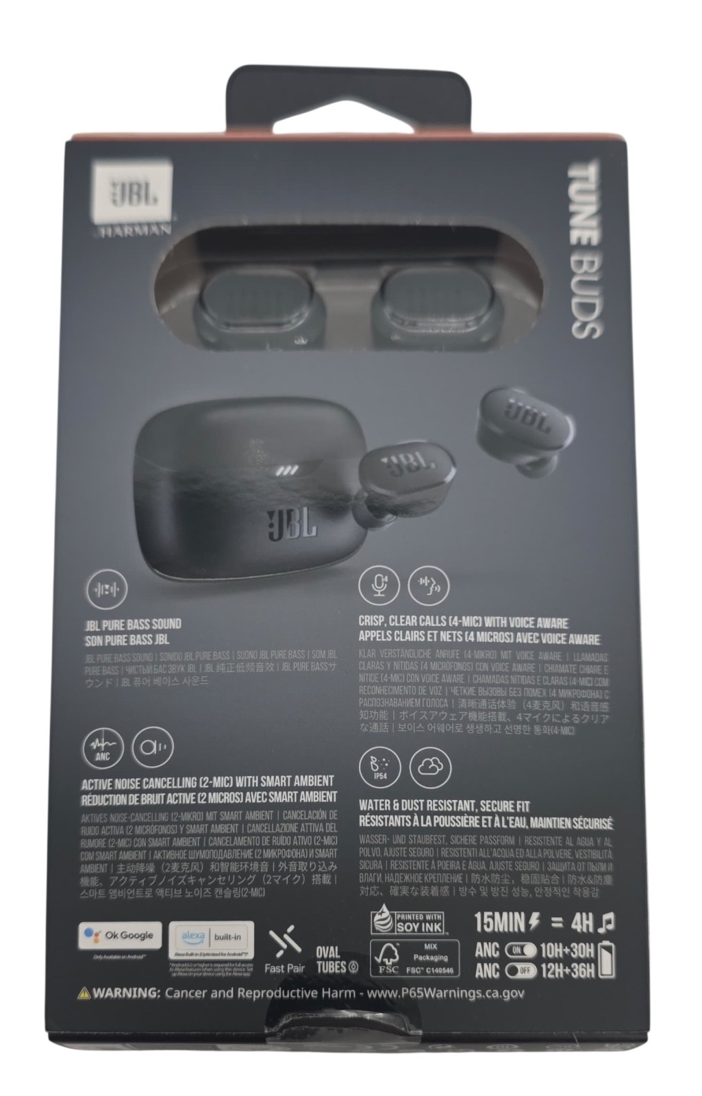 JBL Tune Buds Wireless Noise Cancelling Earbuds 48Hrs Run Time Pure Bass
