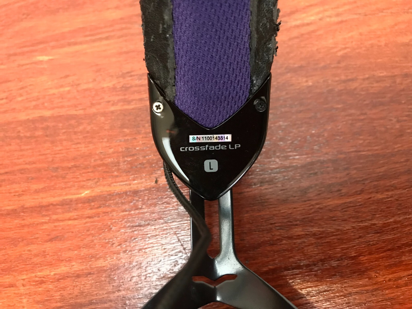 V-MODA Crossfade LP Nero (purple) – Black Leather Headphones
