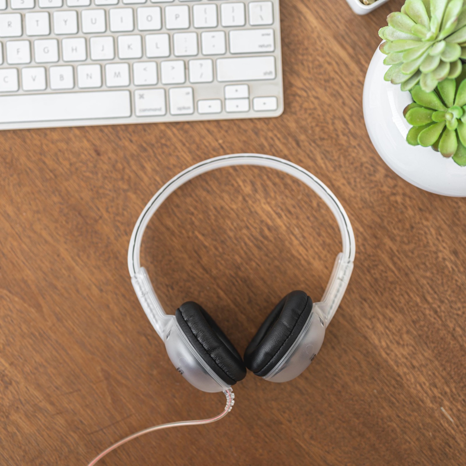 CL5 Portable Headphones (6-Foot Cord) One Size, Clear