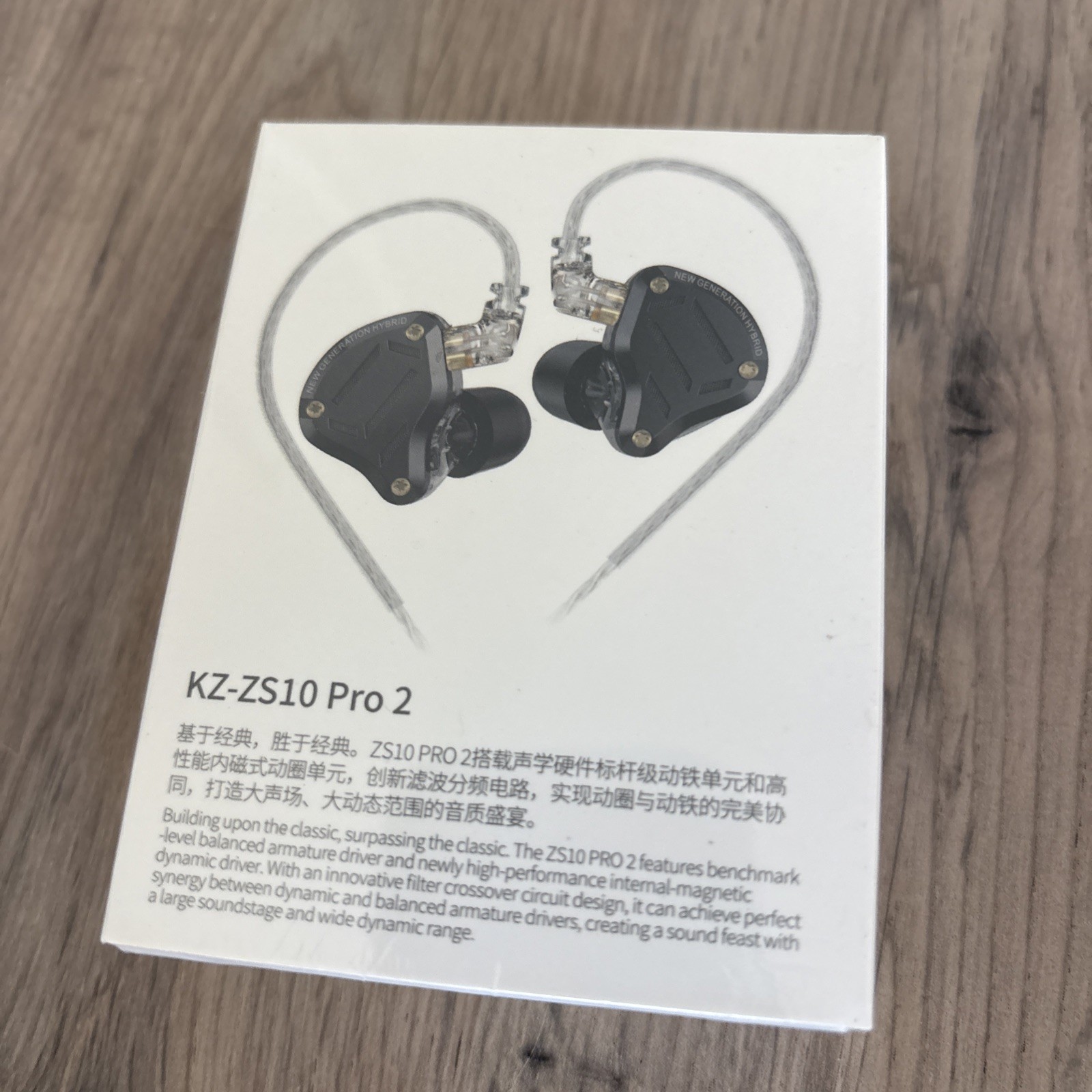 KZ ZS10 PRO 2 in Ear Monitor Headphones, 4-Level Tuning Switch, 1DD+4BA