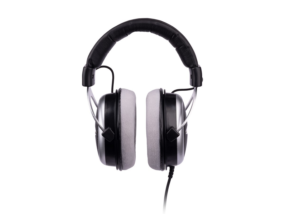 Monoprice Semi-Open Over Ear Wired Headphones Low Deep Bass for Kids Teens Adult
