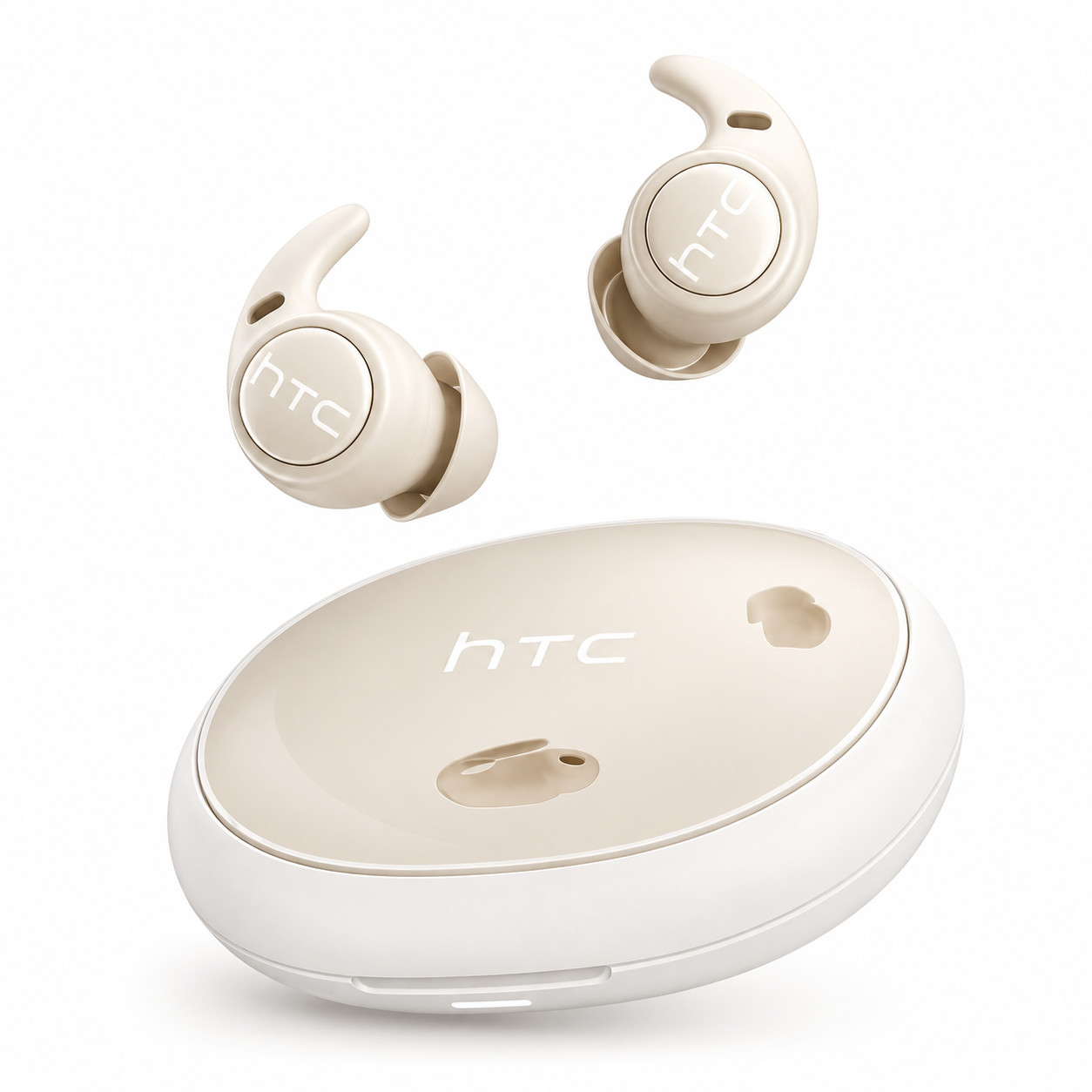 HTC NE76 Mini Invisible Sleep Earbuds for Side Sleepers Bluetooth Headphones AI