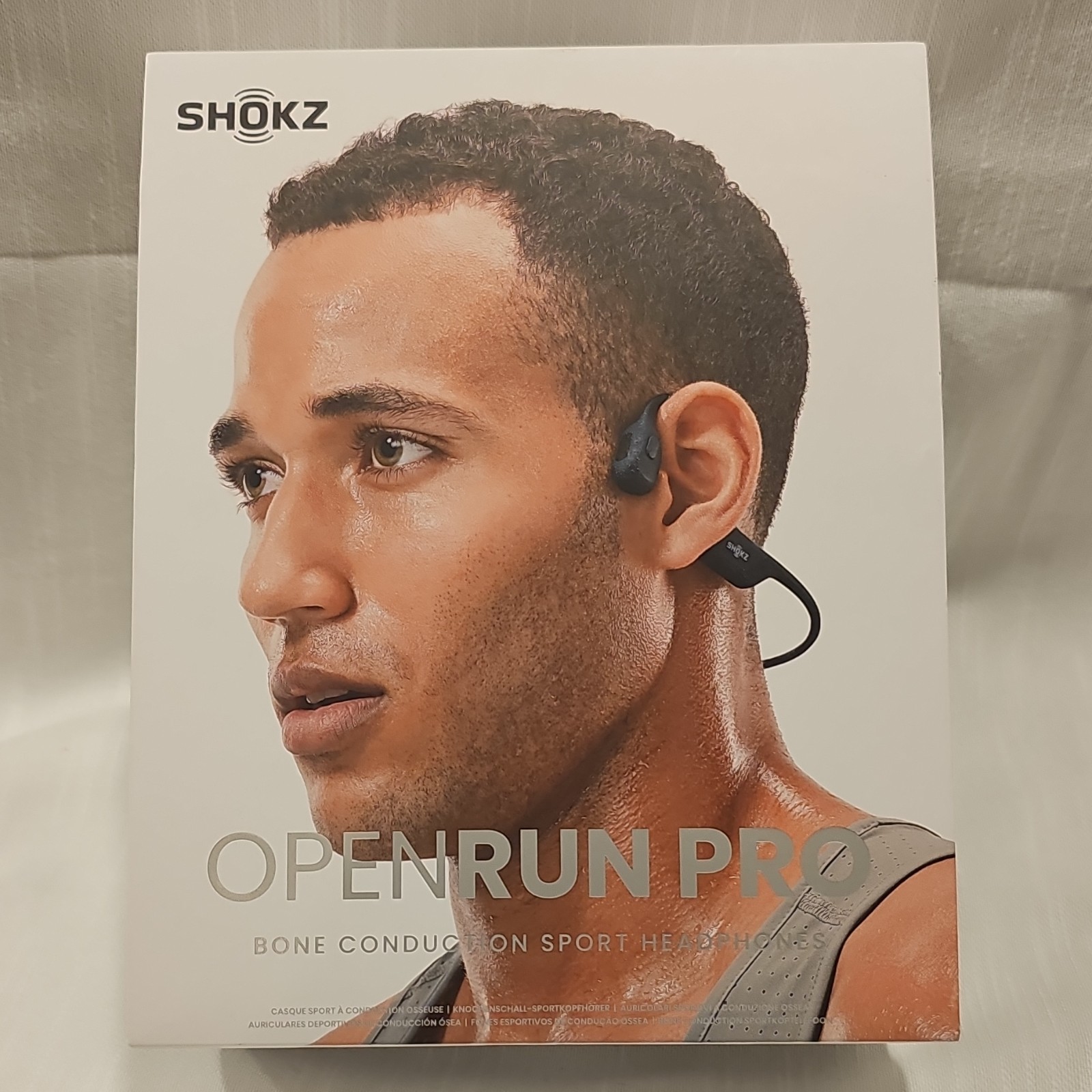 Shokz OpenRun Pro S810 Bone Conduction Open-Ear Neckband Headphones BT Black