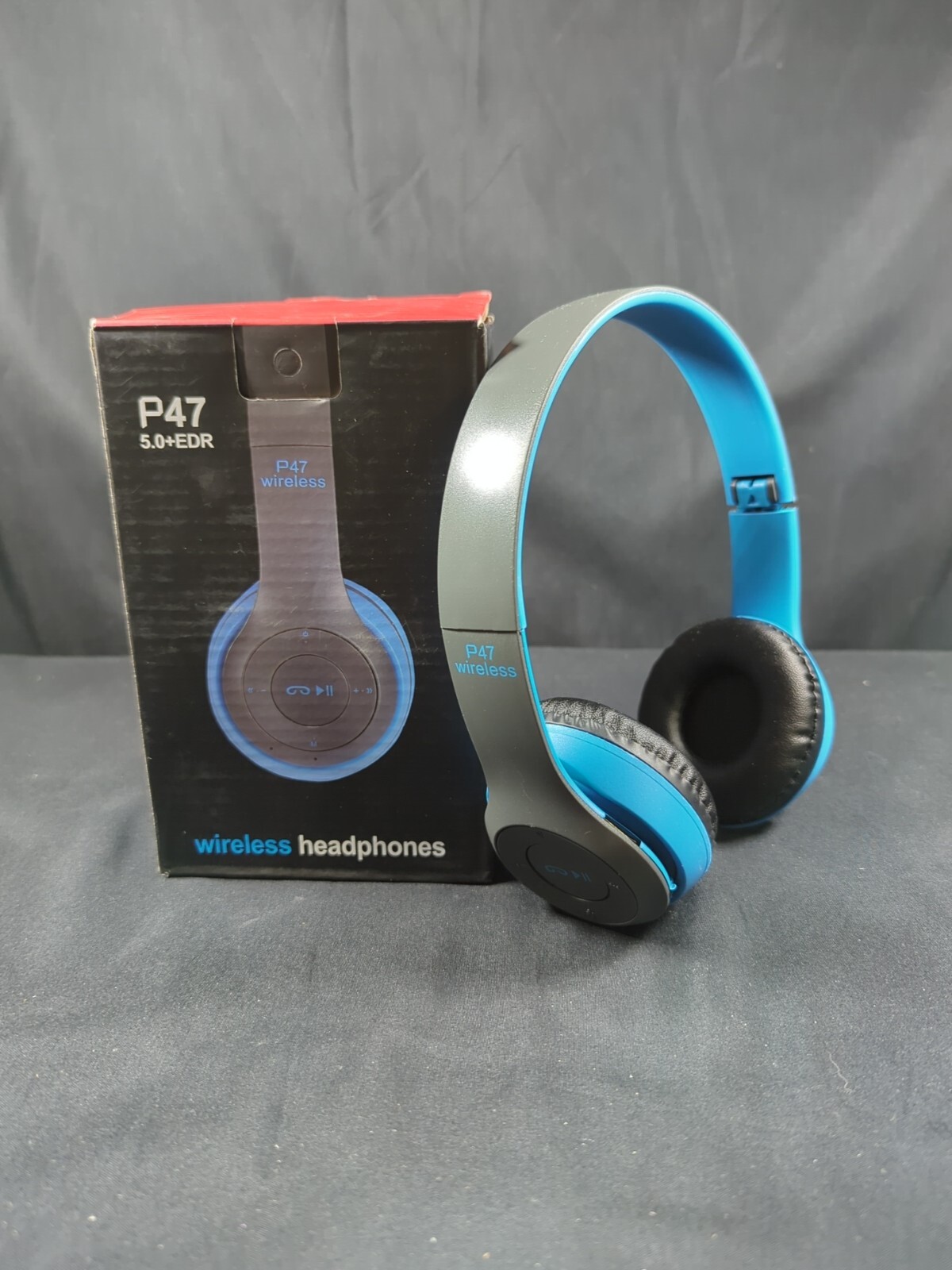 Stereo P47 Headset 5.0 Bluetooth Headset Folding Wireless Sports Game Headphone
