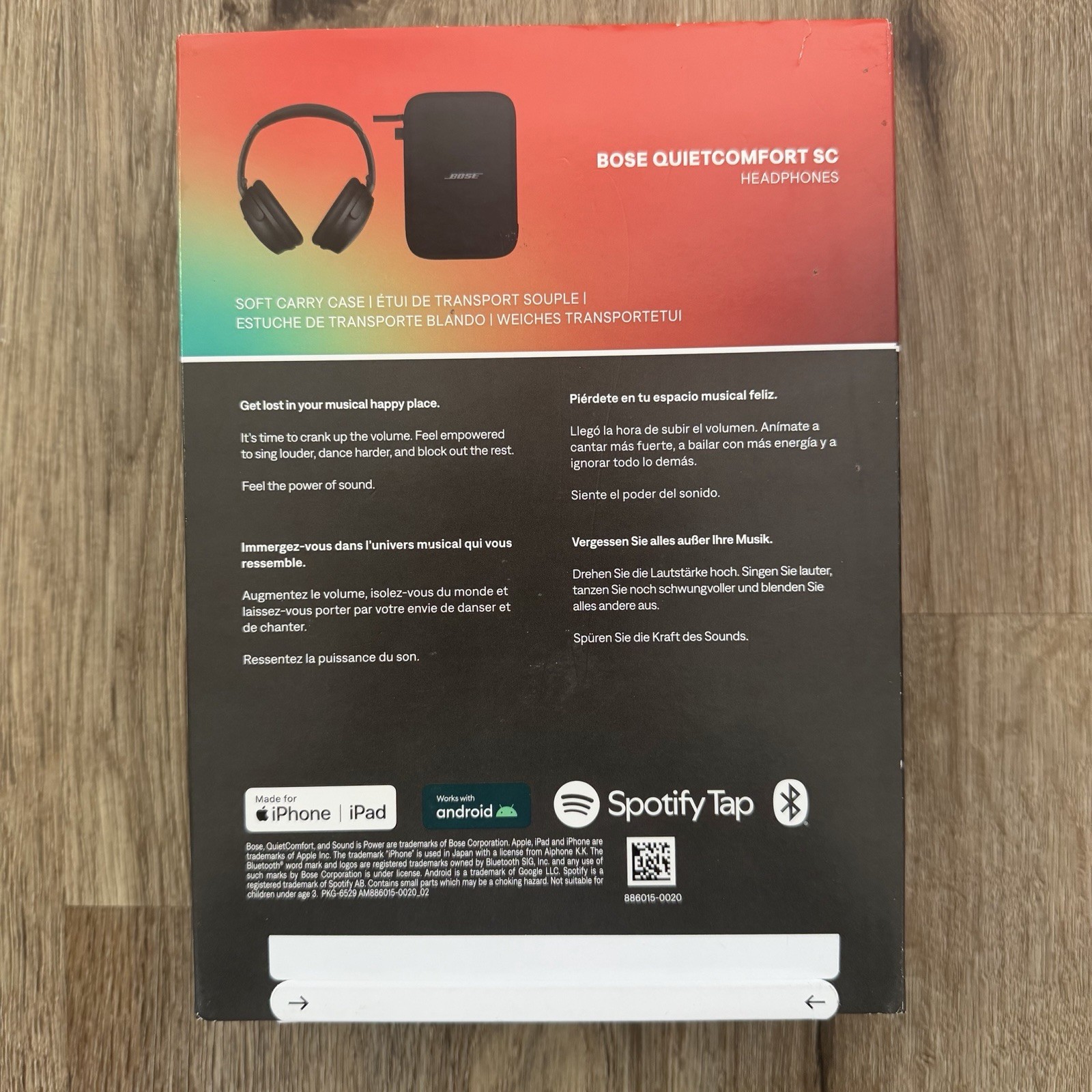 Brand New Bose QuietComfort SC Noise Cancelling Bluetooth Headphones