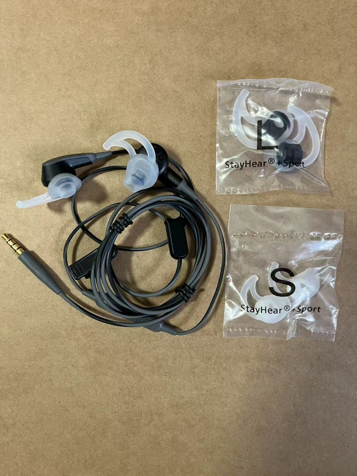 Bose SoundSport In-Ear Earphones Headset For Apple ios Version Charcoal Black