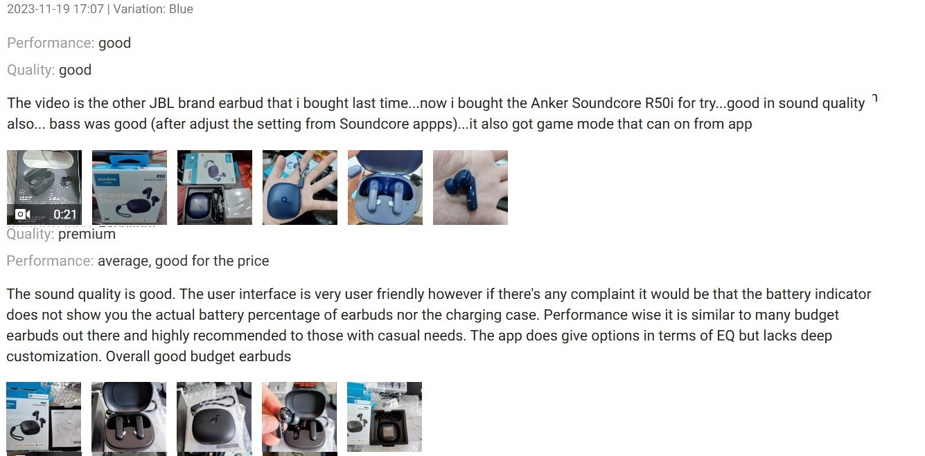 TWS Anker Soundcore R50i A3949-Water Resistant FREE SHIPPING bass,powerful music