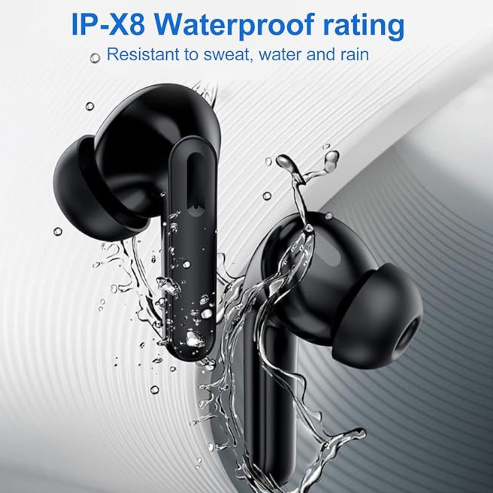 TWS Wireless Bluetooth 5.3 Earbuds Stereo Headset Noise Cancelling Trucker w/Mic