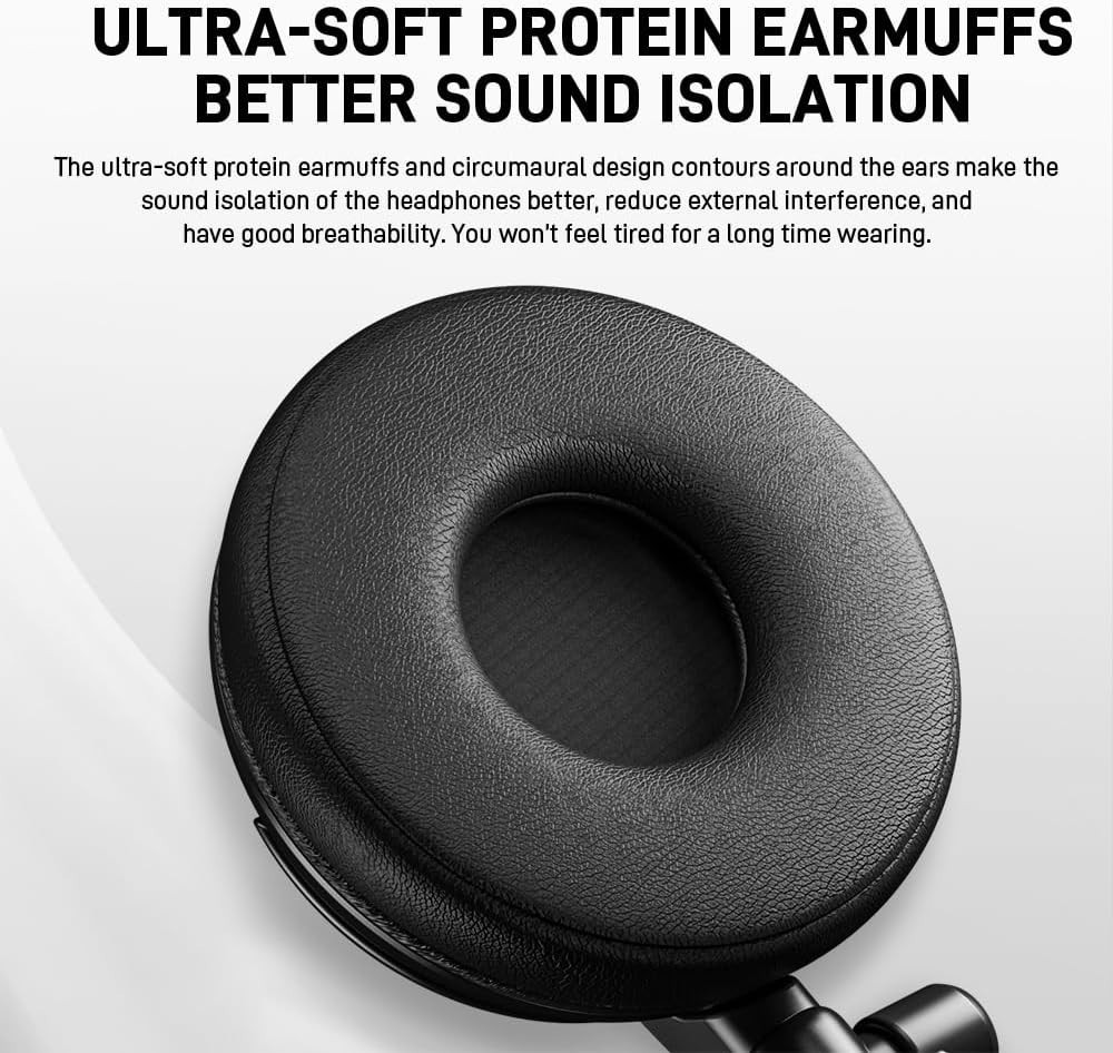 Multi-Functional DJ Headphones with Detachable Cable