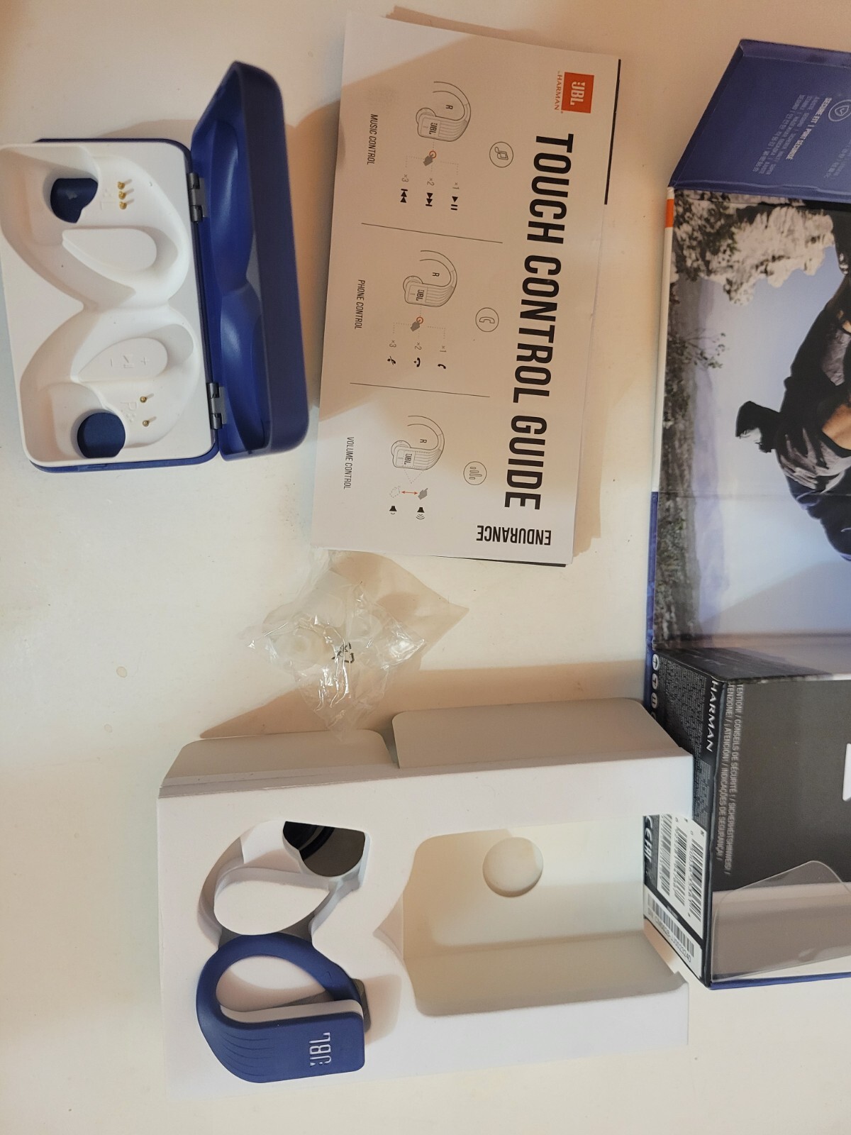 JBL Endurance Peak True by Harman Kardon – Blue – Only one Earbud