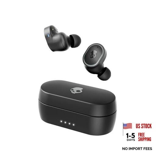 Sesh ANC Wireless Earbuds, Bluetooth Headphones, Noise Cancelling, Up to Black