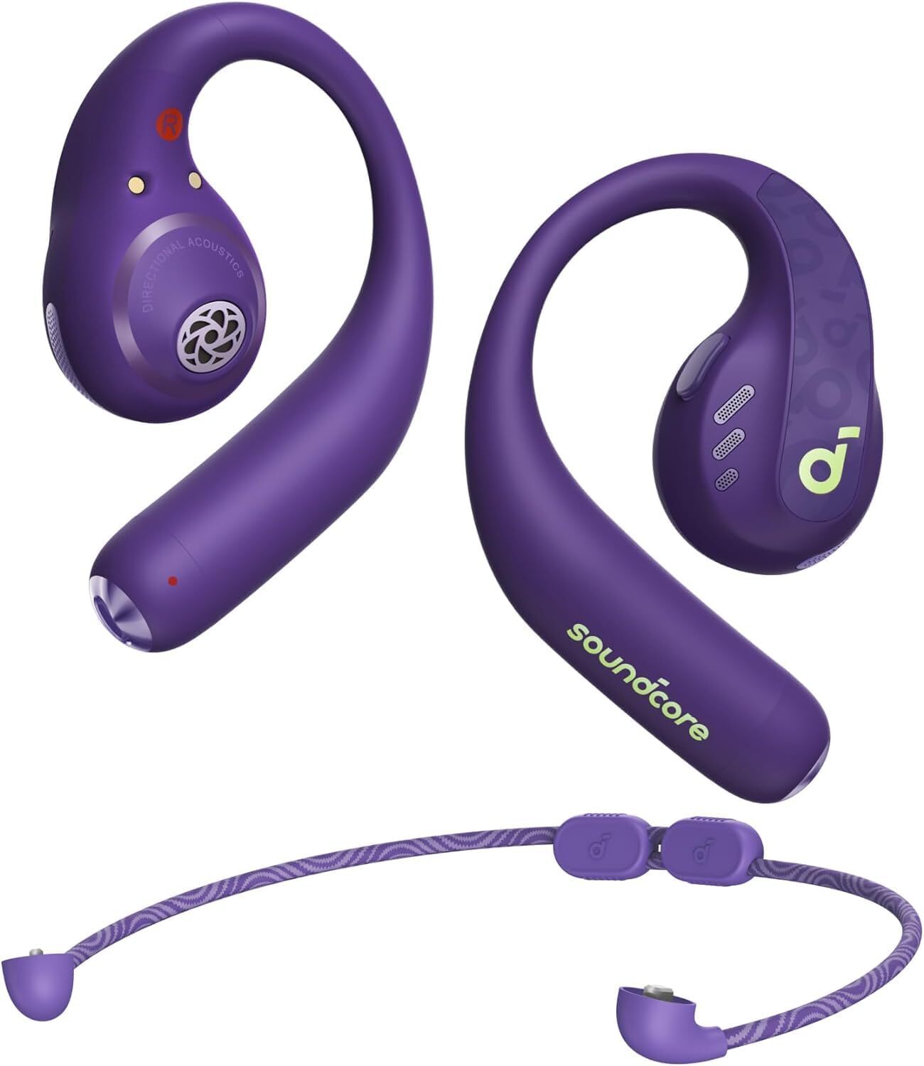 Soundcore AeroFit Pro Open-Ear Headphones LDAC Sport Earbuds 46H Play|Refurbish