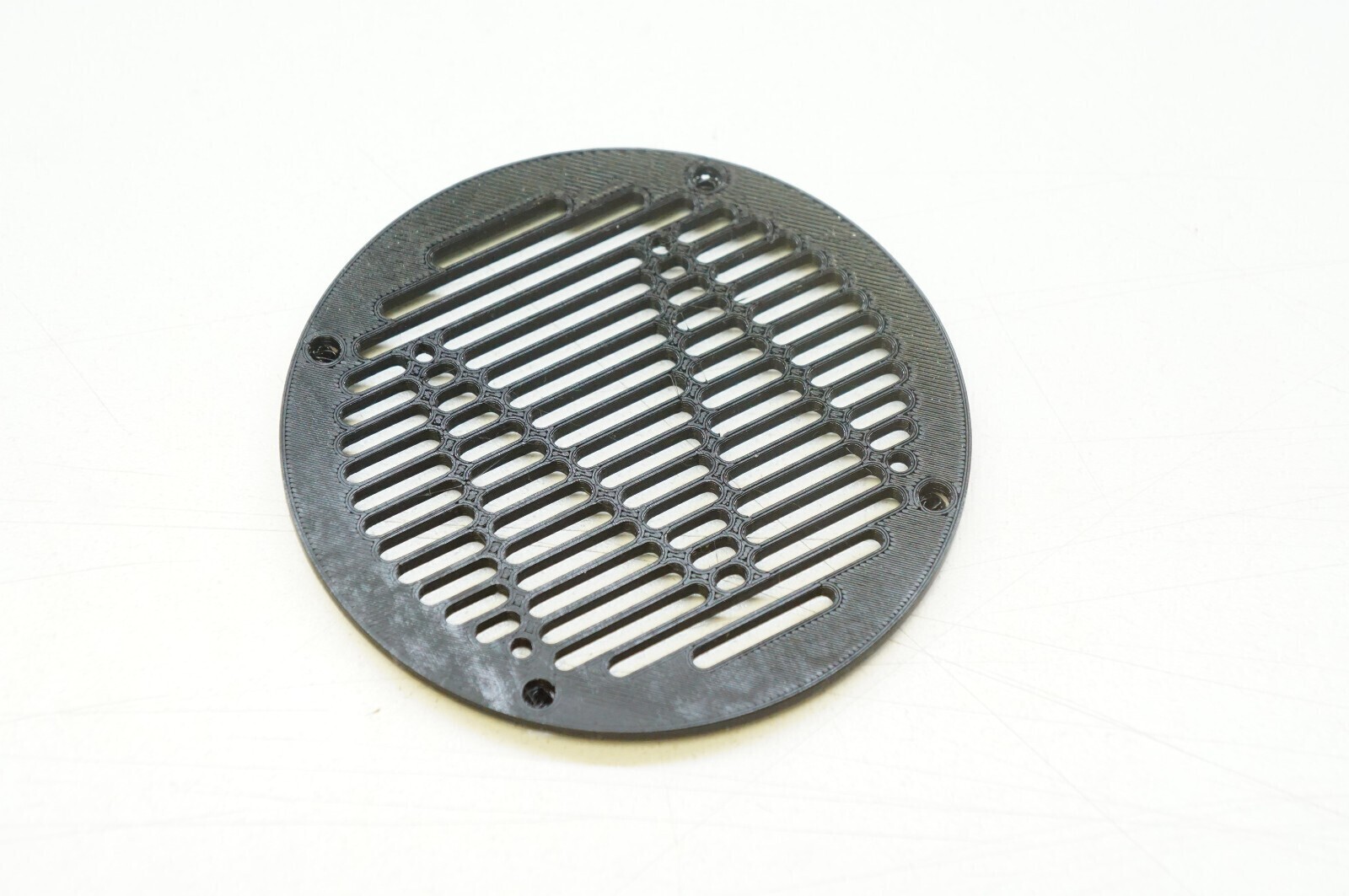 M Logo Grate Style Grill Mod L/R Set for Monoprice M1060C Headphones Cover