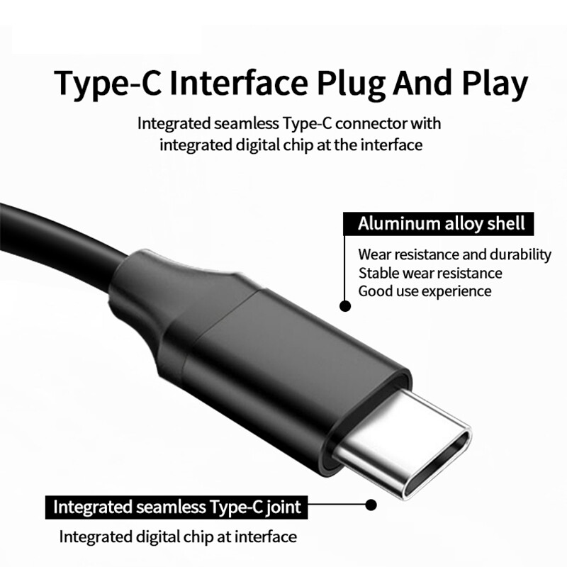 Type C To MMCX Cable With Mic For SHURE JVC AKG SONY Fiio Westone UE900 Headset