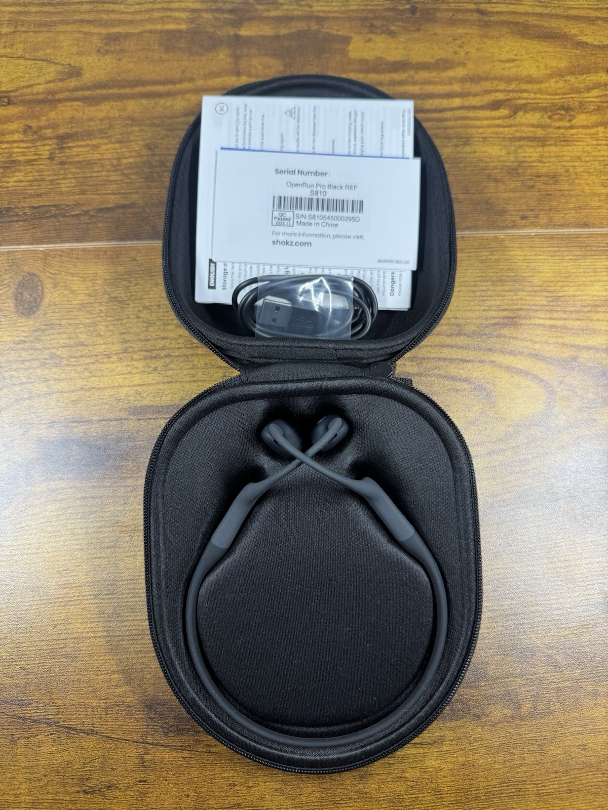 Shokz OpenRun Pro S810 Premium Bone Conduction Open Ear Bluetooth Headphones