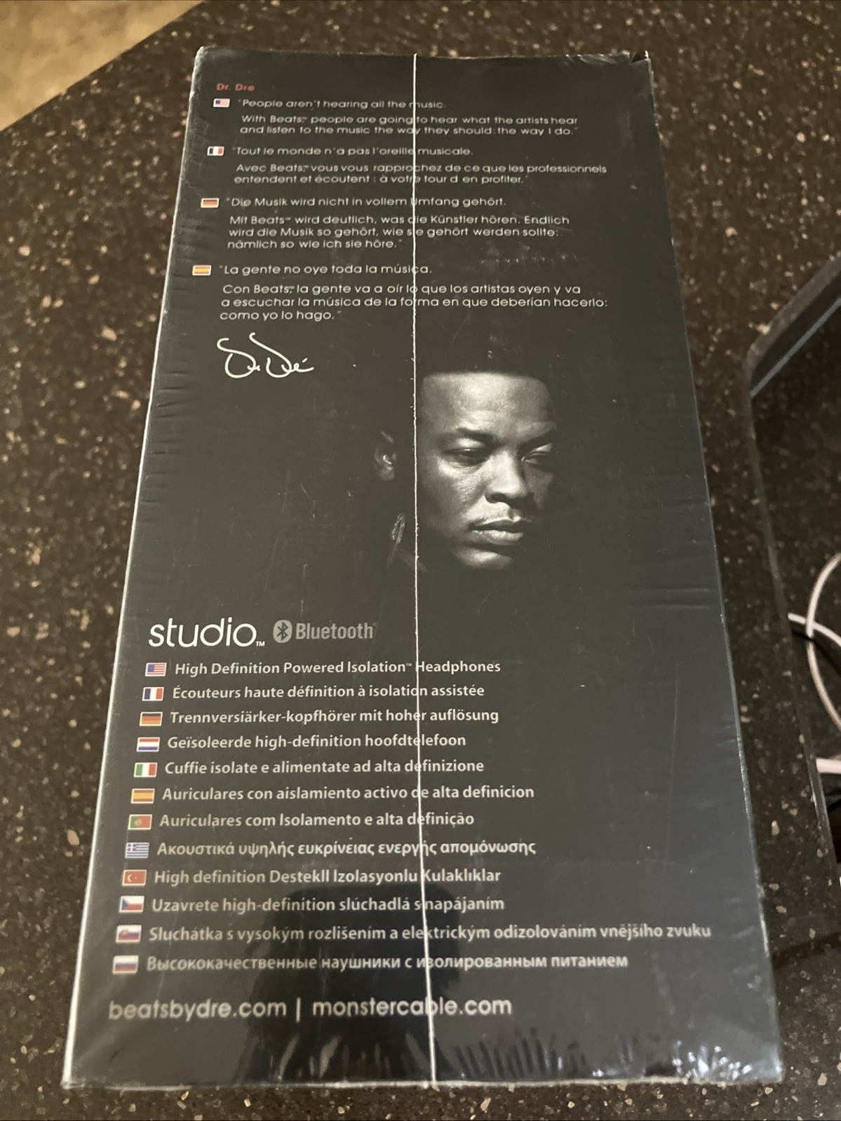 Rendition Beats by Dre Monster Over Ear Wired Studio Headphone USA Flag Design