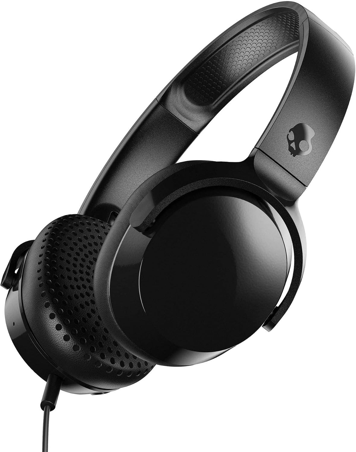 NEW Skullcandy Riff Wired On Ear Headphones with Mic Black