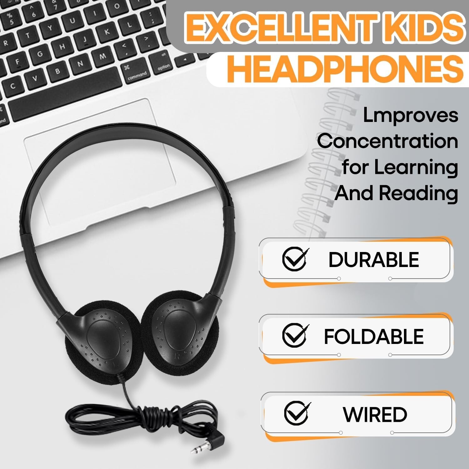 Wensdo Classroom Headphones for School Students