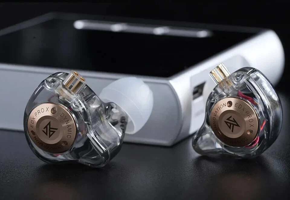 KZ EDX Pro X Single Dynamic Driver In-Ear Monitor HiFi Earphones with OFC Cable