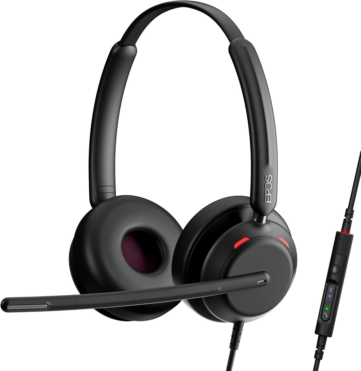 EPOS Impact 760 Dual-Sided USB-C+A Wired On-Ear Headset /w Noise Cancelling Mic