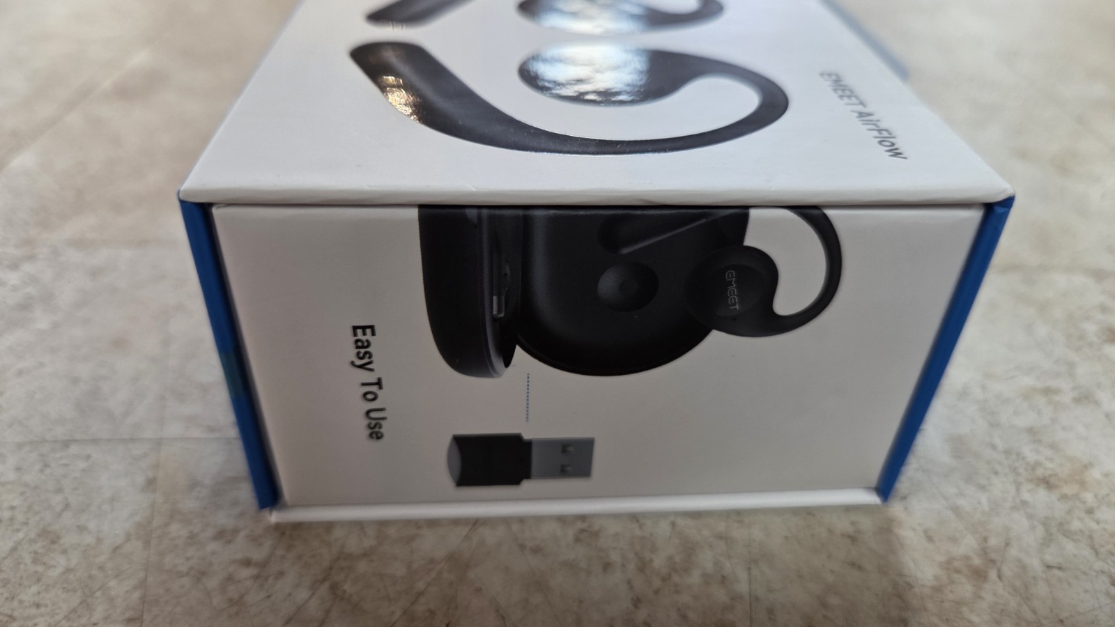 EMeet Air Open Ear Headphones With Mic Bluetooth 5.3 Earbuds Open Box
