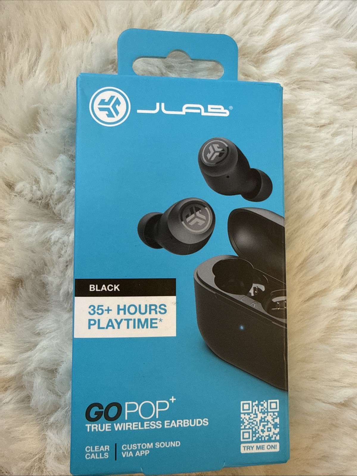 JLab – GO Air POP True Wireless In-Ear Headphones – Black