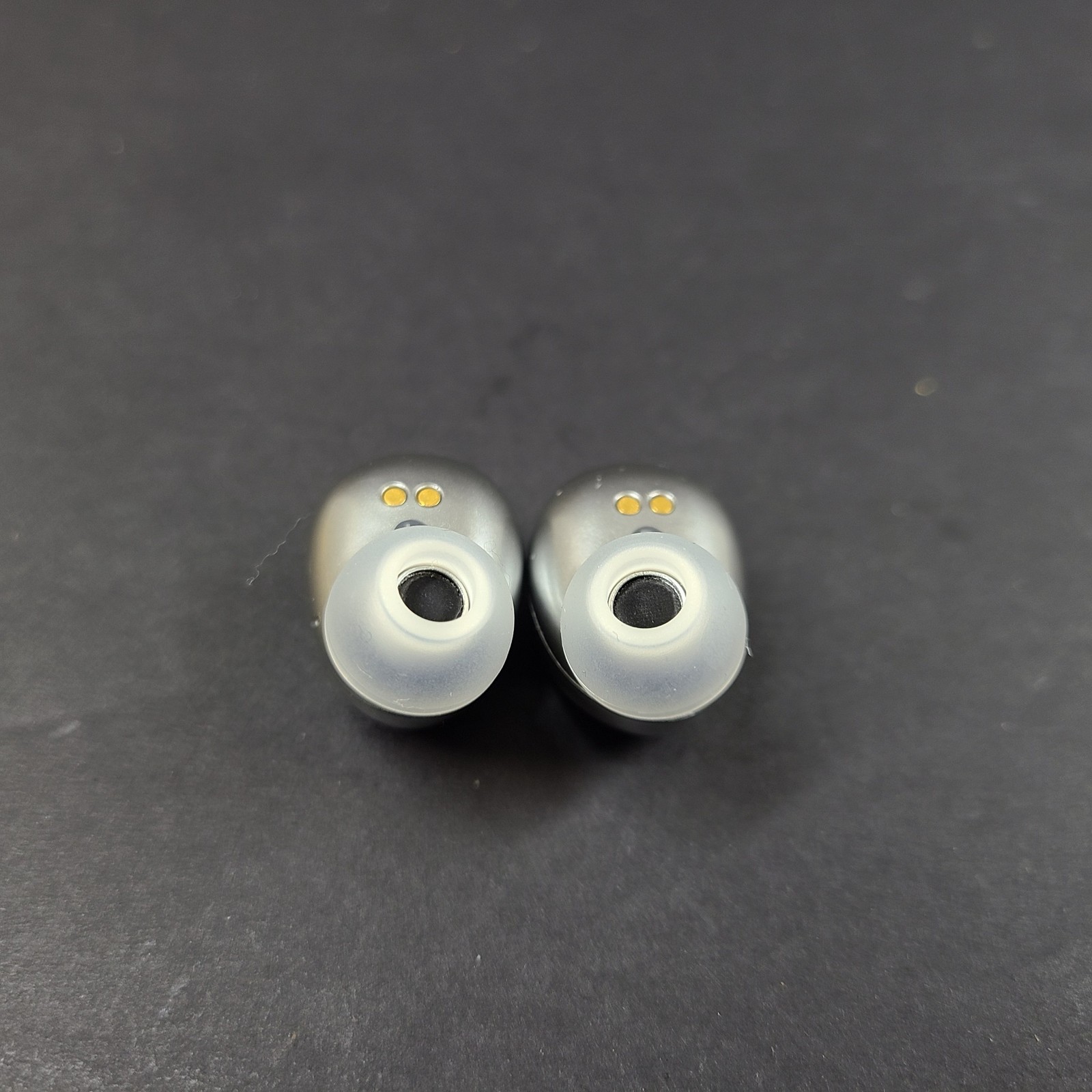 KEF Mu3 Noise Cancelling True Wireless Earphones Earbuds – Aluminium Silve