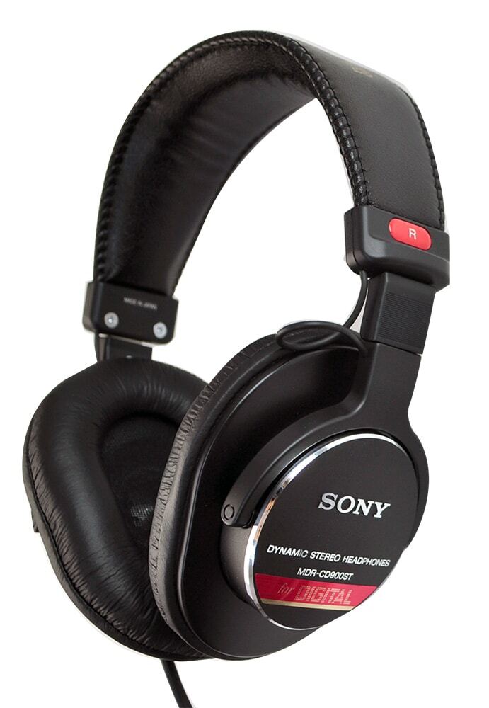 SONY MDR-CD900ST Wired Studio Monitor Headphone Closed-type Black