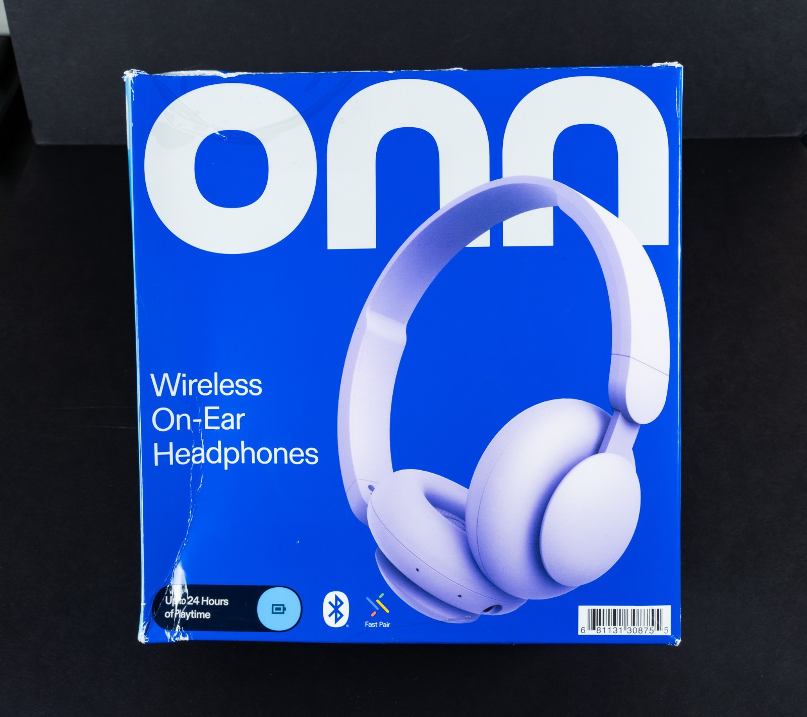 Onn Wireless On Ear Headphones Purple – Tested Working