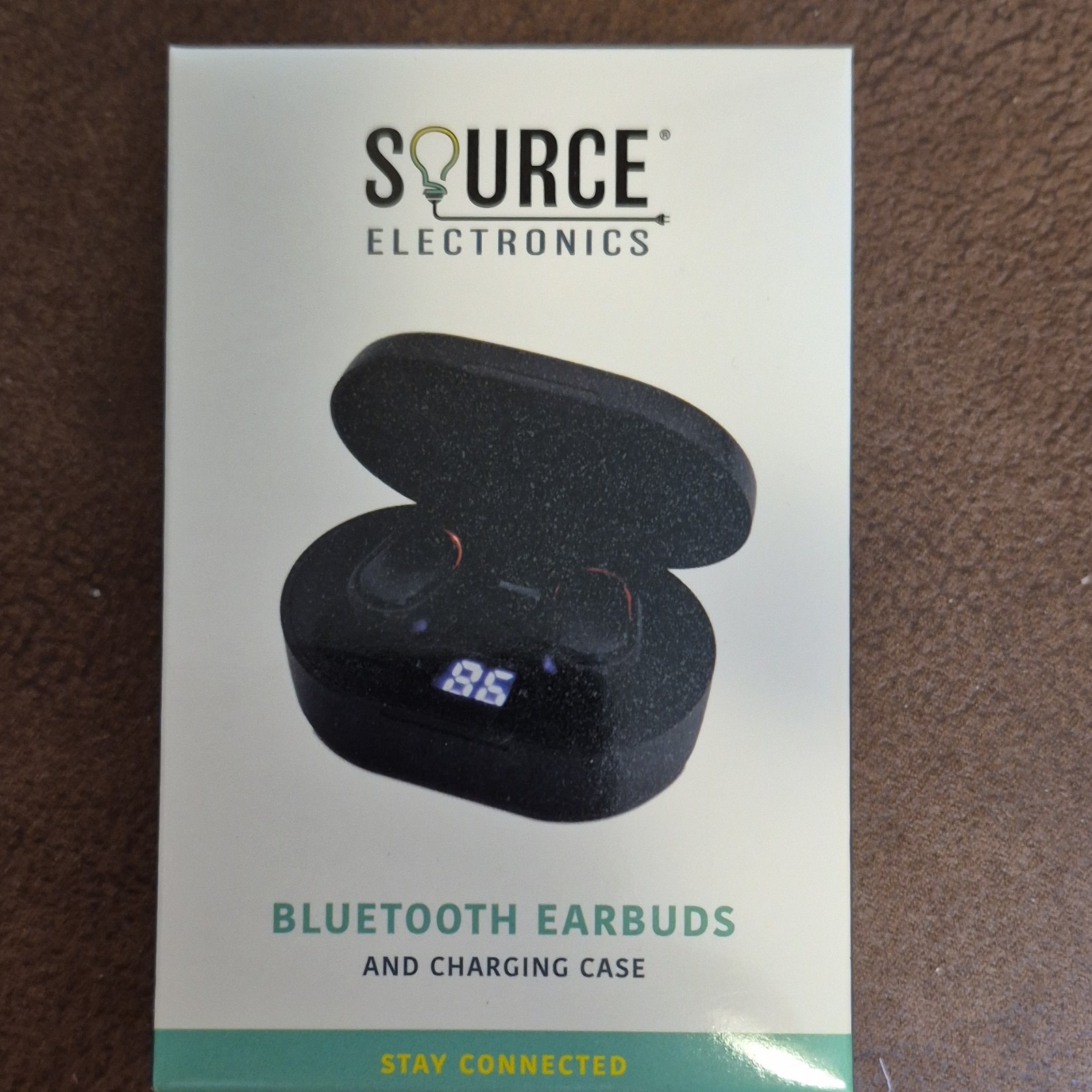Source Electronics SE-411-BK Bluetooth Wireless Earbuds Black w/ Charging Case