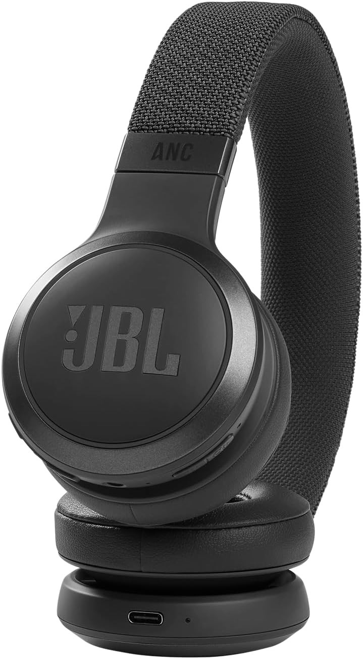 JBL Live 460NC – Wireless on-ear NC headphones – Black – NIB