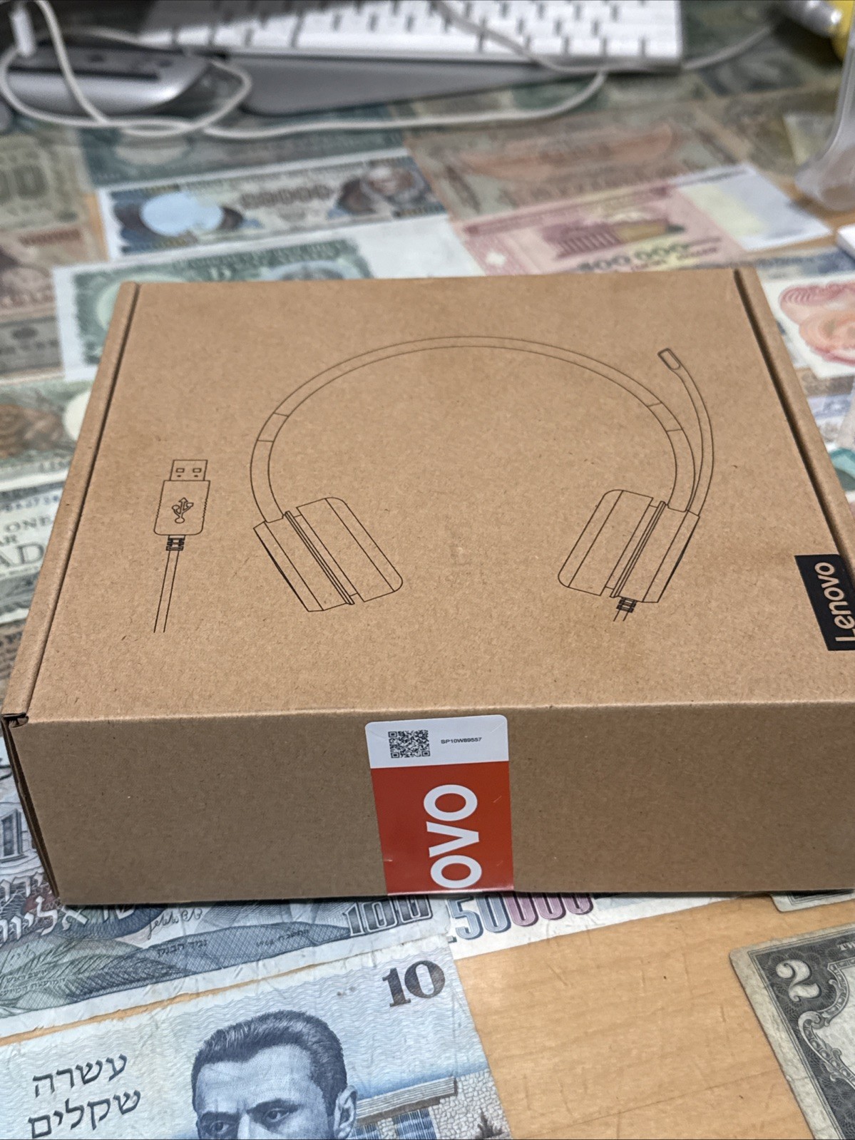 Lenovo 100 USB Headset – Plug and Play with USB-A. New Sealed Box