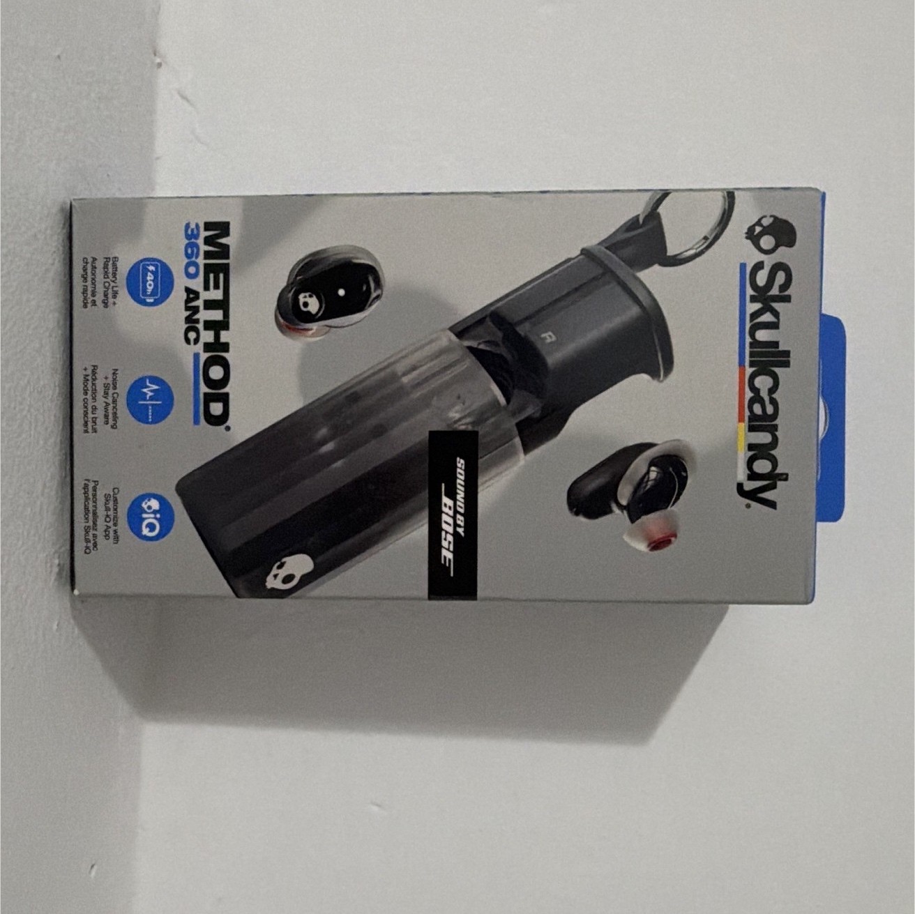 Skullcandy Method 360 ANC Bluetooth In-Ear Earbuds w/ Mic, Black