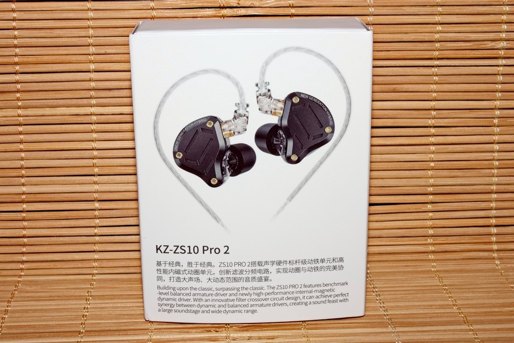 Linsoul KZ ZS10 Pro 2 New Generation Hybird Gaming Hifi Wired Earbuds W/Mic