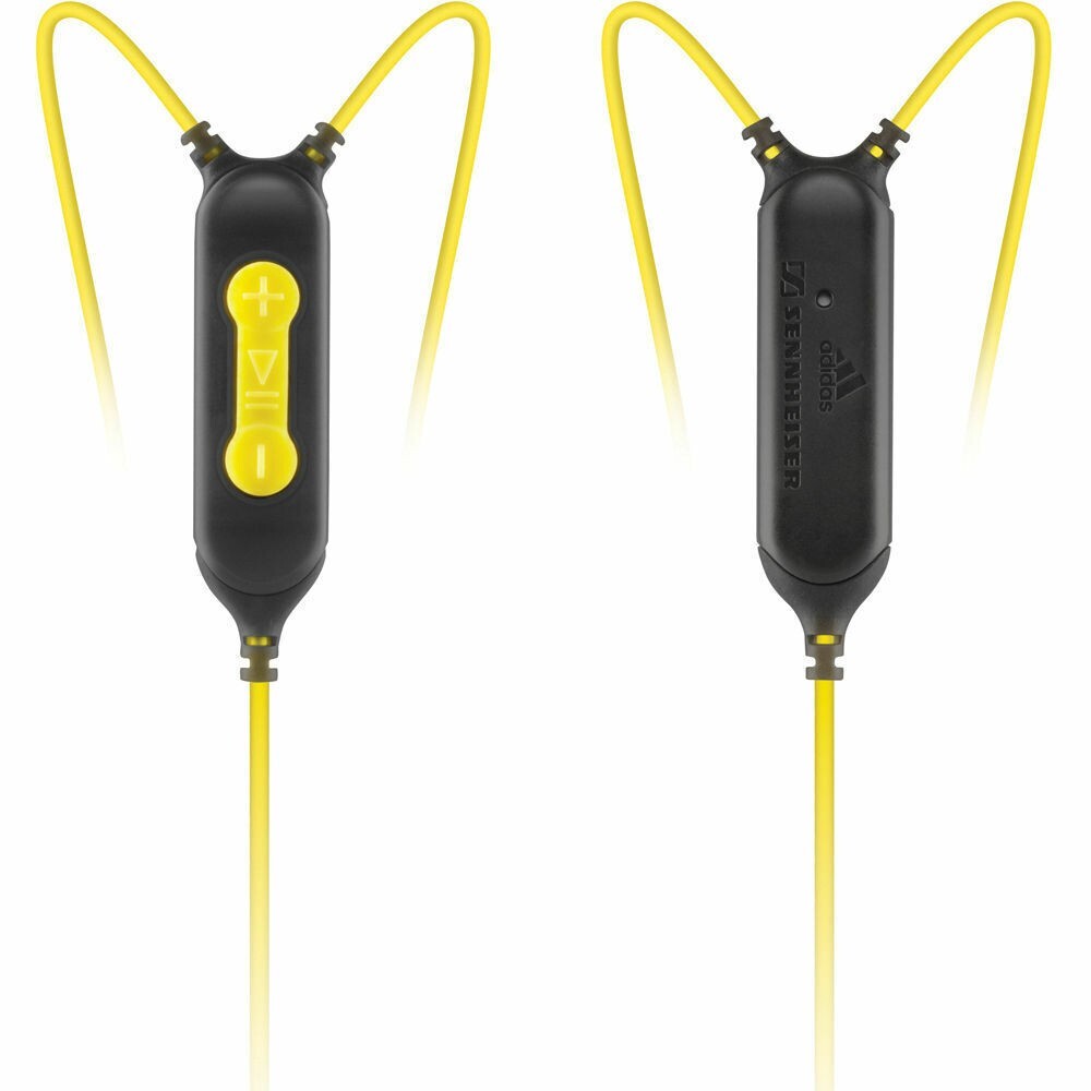 Sennheiser Adidas MX680i Sports Earbud Headphones w/Mic – Black/Yellow