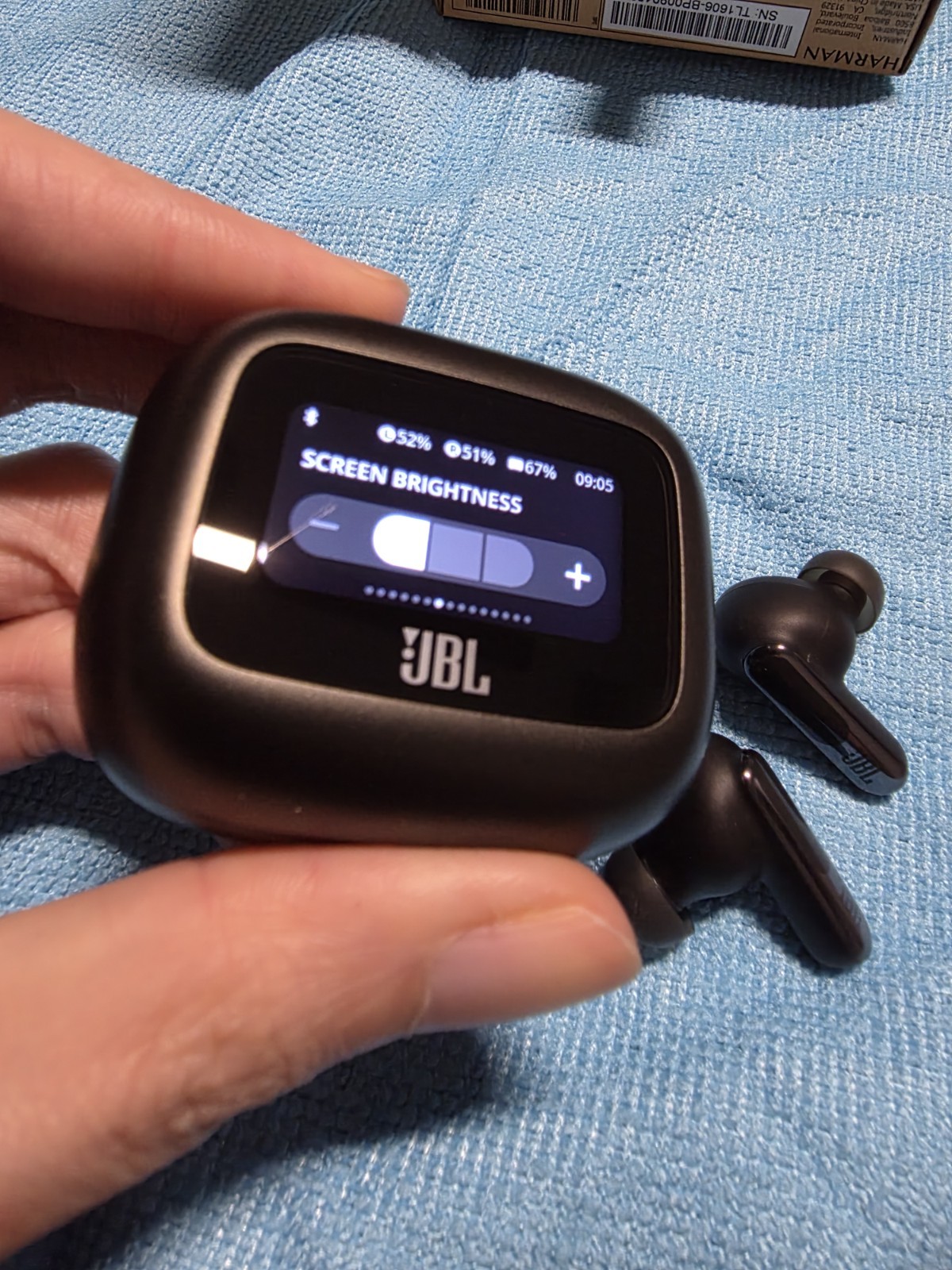 JBL Live Beam 3 Noise Cancelling Earbuds Black