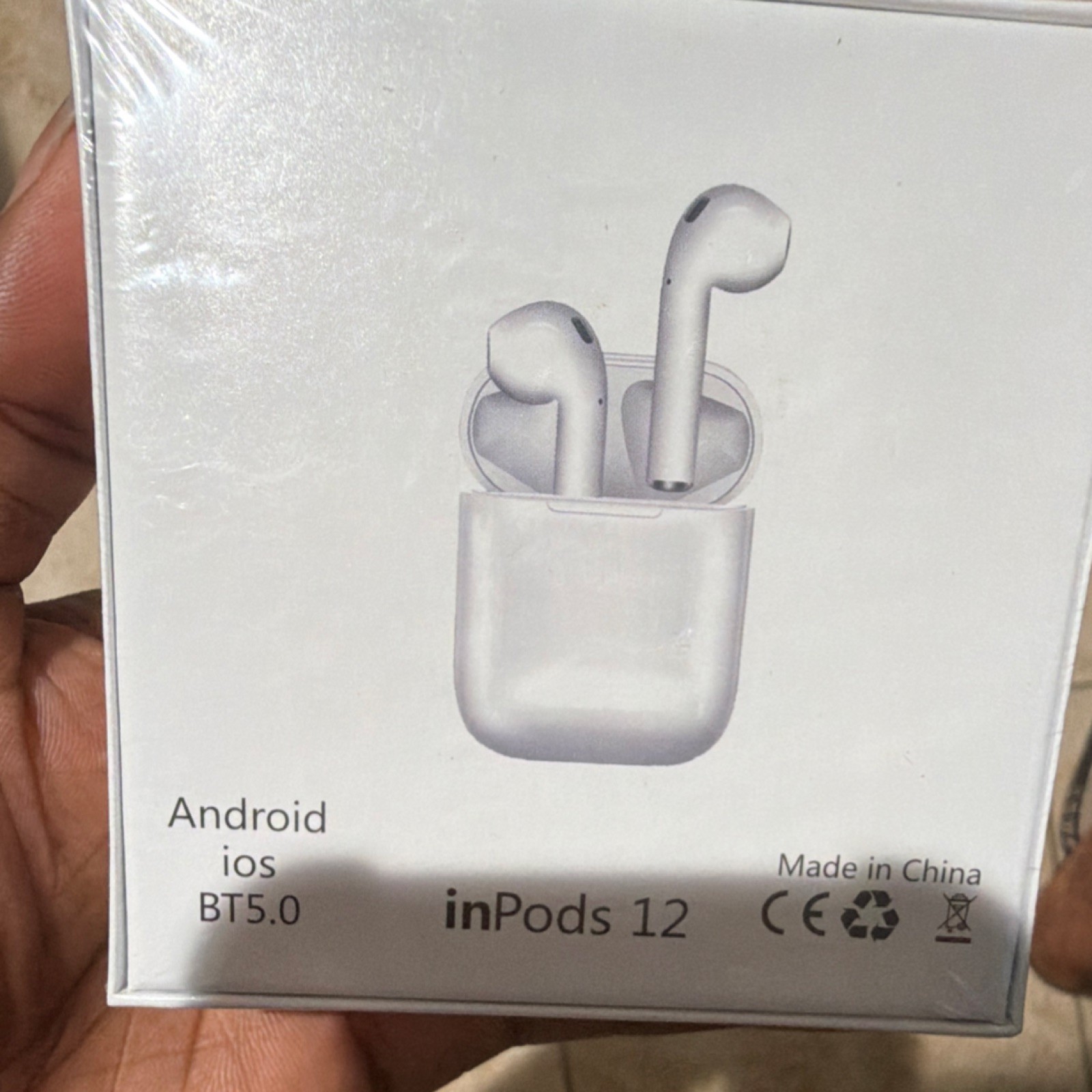 inPods 12 True Wireless Bluetooth Stereo Earbuds Black Blue Gray White