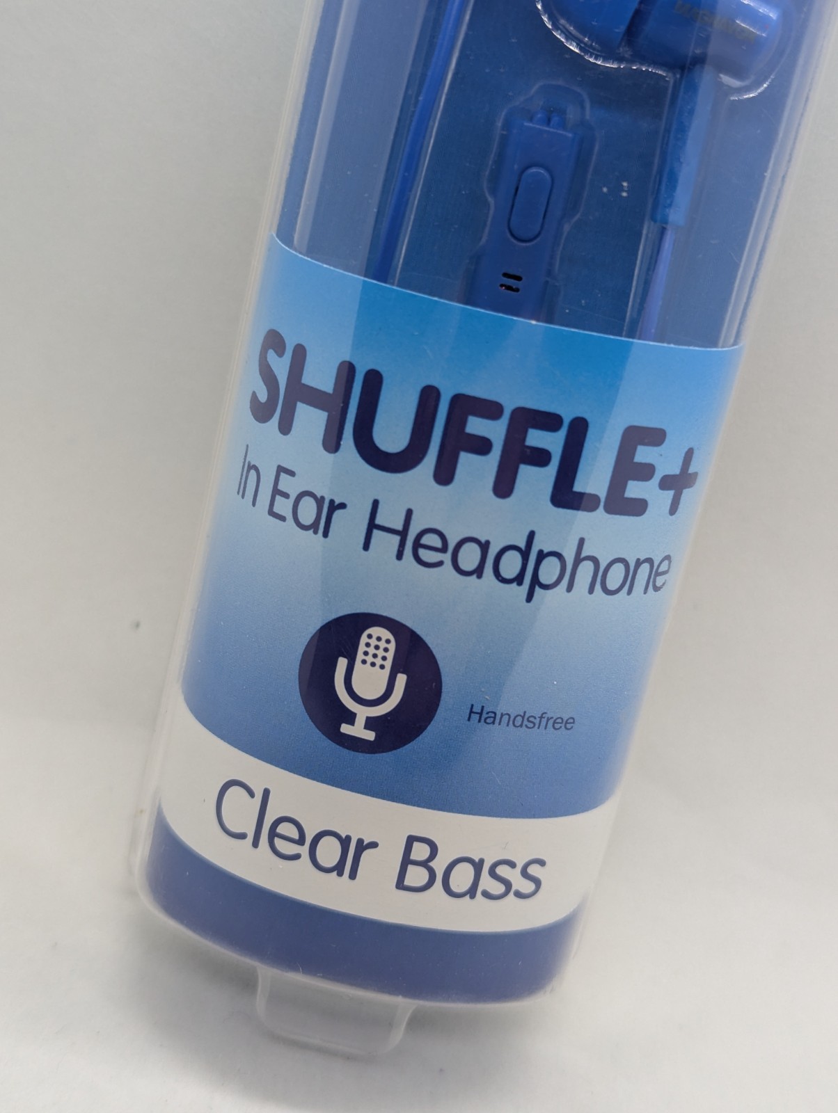 Magnavox Shuffle+ In Ear Headphone Clear Bass Earbuds Blue Handsfree New