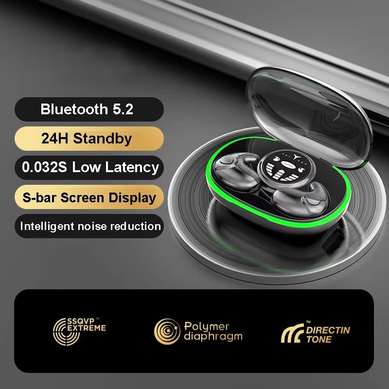 Invisible Sleep Earphones Bluetooth 5.3 Headphones IPX5 Waterproof Noise Reducti