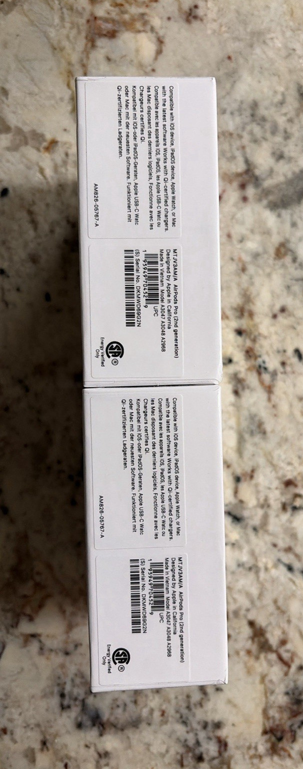 Apple AirPods Pro 2nd Gen Earbud In Ear USB-C MagSafe Charging Case White