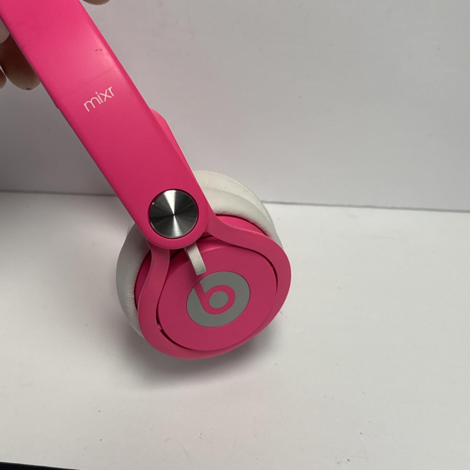 Beats by Dr. Dre MIXR Pink Over the Head DJ Headphones DISCONTINUED Rare Tested