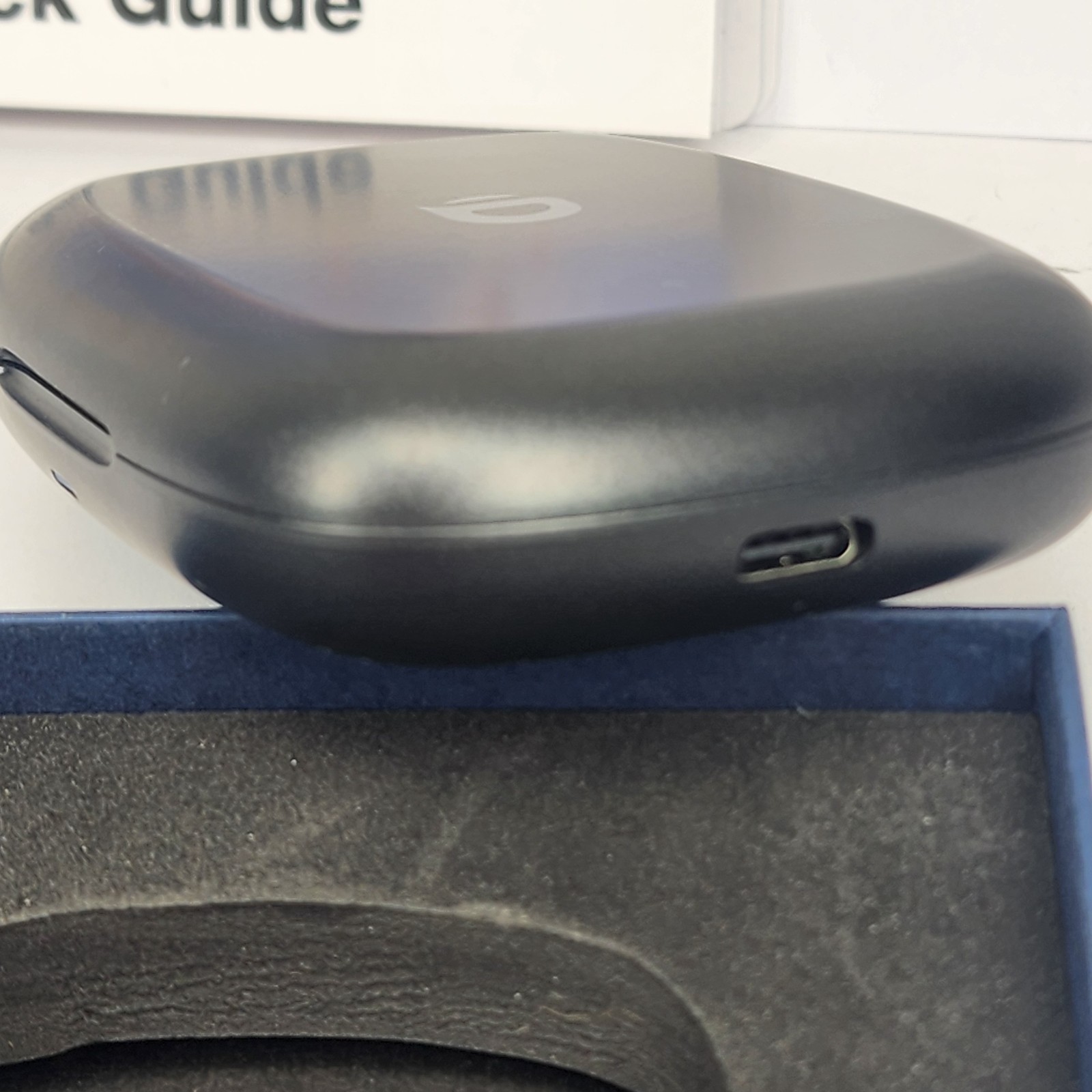 DEMICEA True Wireless Open-Ear Bone Conduction Earphones Charging Case Black