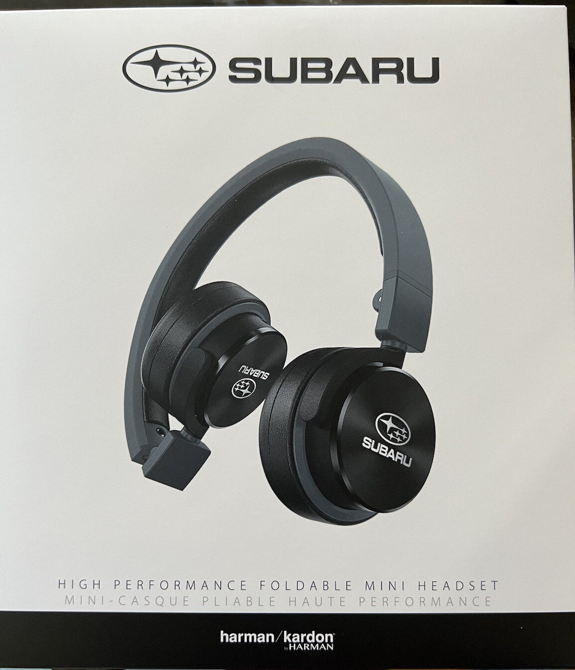 NEW Subaru Harman Kardon High Performance Foldable Mini Headset NIB Sealed Box