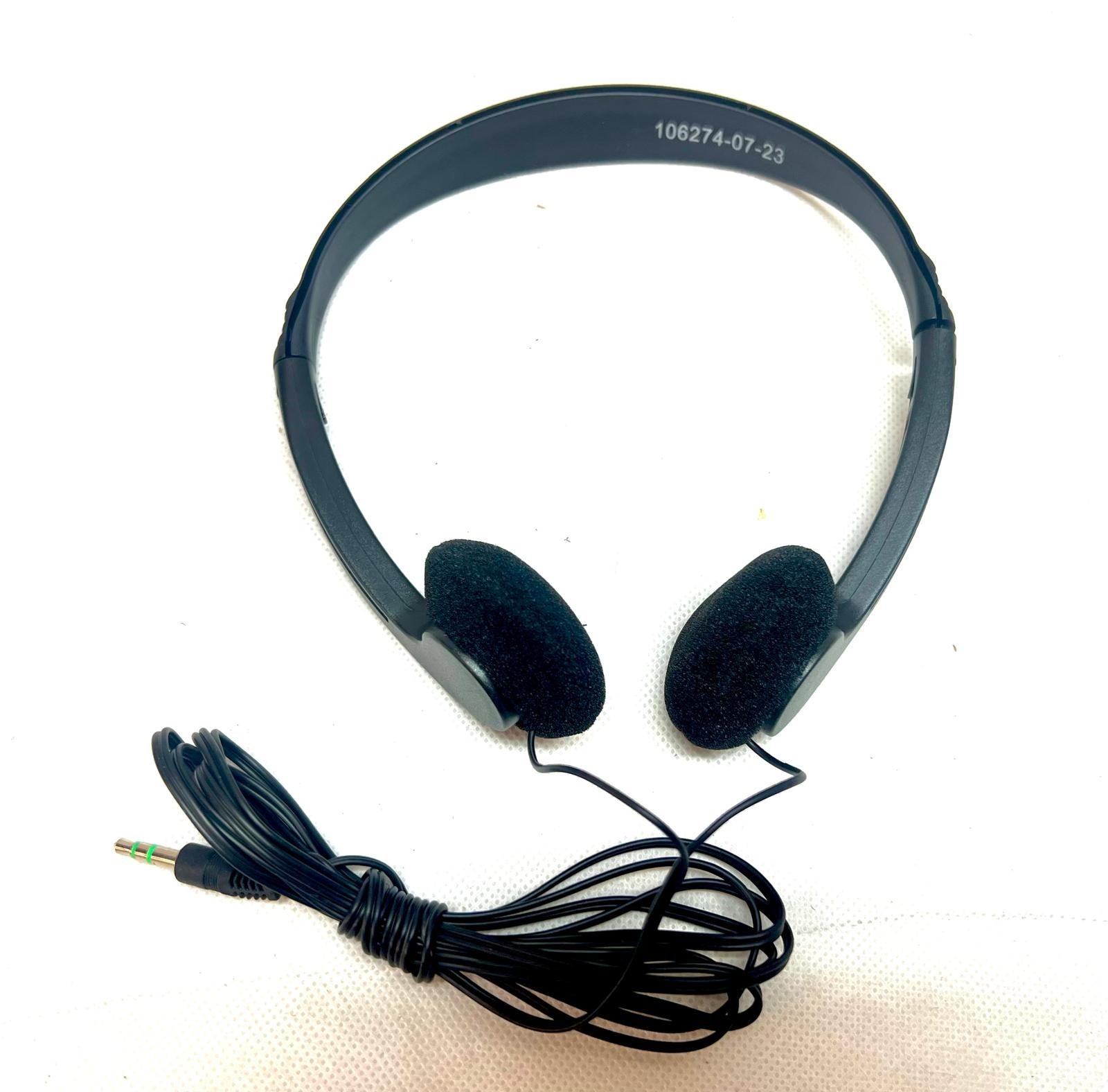 Avid Education AE-08 Single Use Lightweight Headphone with 3.5mm Plug (LOT OF 5)