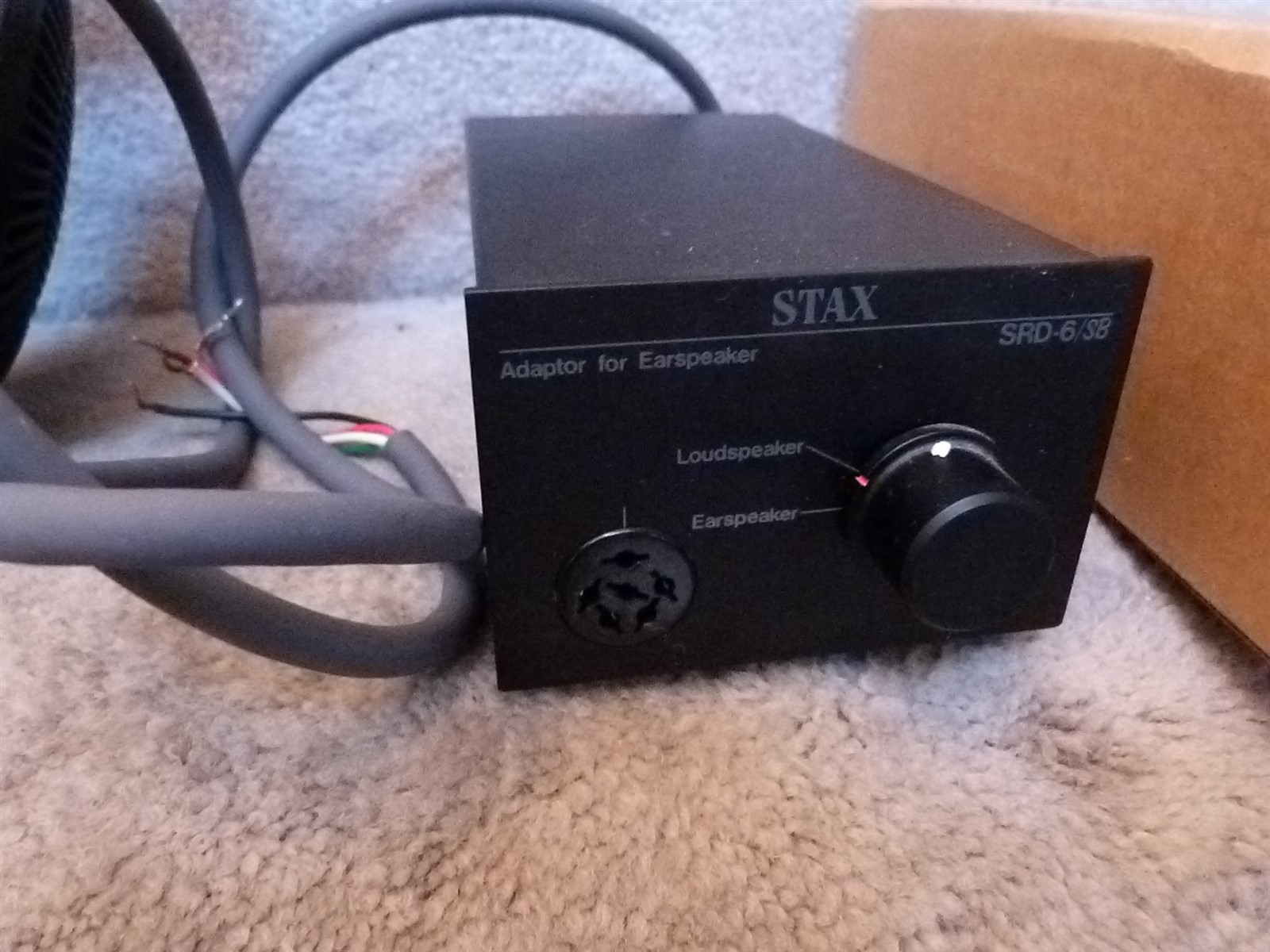 ~ STAX SR GAMMA Electrostatic Earspeaker Headphones & SRD-6/SB Adaptor IN BOXES