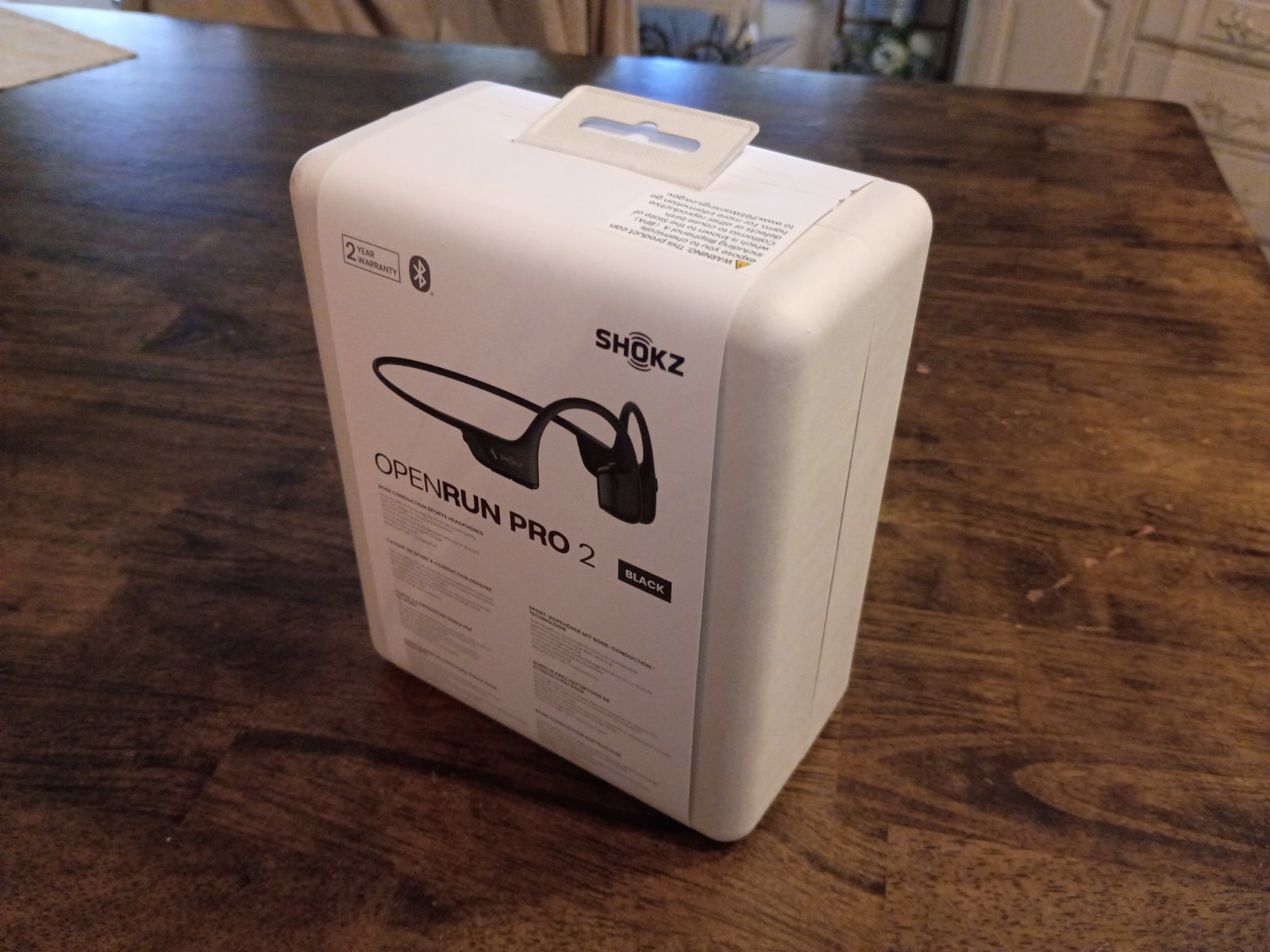 New Shokz OpenRun Pro 2 Bone Conduction Open-Ear Sport Headphones Black