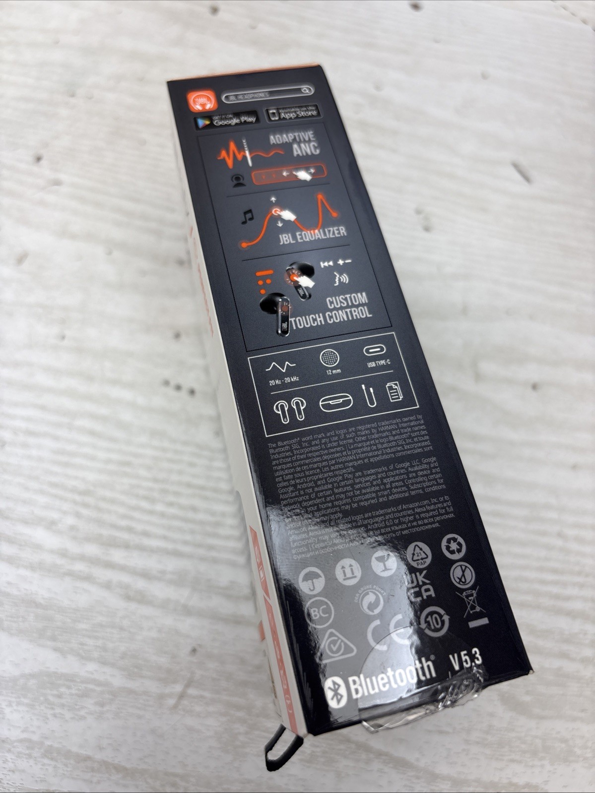 JBL Live Flex ANC True Wireless Earbuds – Black A54