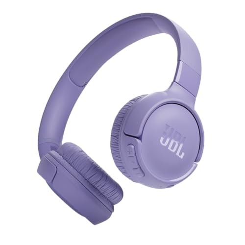 Tune 520BT – Wireless On-Ear Headphones, Up to 57H Battery Life and Purple